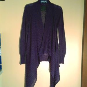 Press Violet Mohair Tissue Long Cardigan